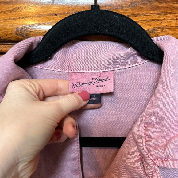 Target Universal Thread Pink Utility Jumpsuit Boilersuit - Picture 4 of 5